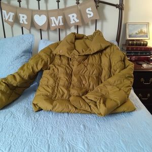EILEEN FISHER  butterscotch puffer jacket XL